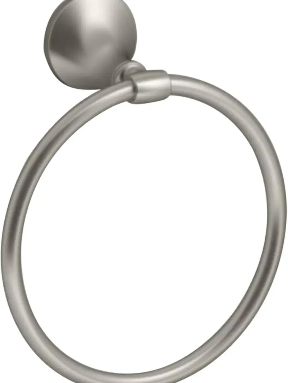 New Sealed Kohler R72786-BN Elliston Towel Ring Brushed Nickel
